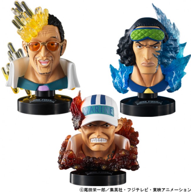 ワンピース 海軍大将マスコレ限定3点セットが登場 クリアエフェクトで豪華仕様 12年11月18日 ゲーム アニメ ニュース クランクイン ワンピース 海軍大将マスコレ限定3点セットが登場 クリアエフェクトで豪華仕様 12年11月18日 ゲーム アニメ ニュース クランクイン